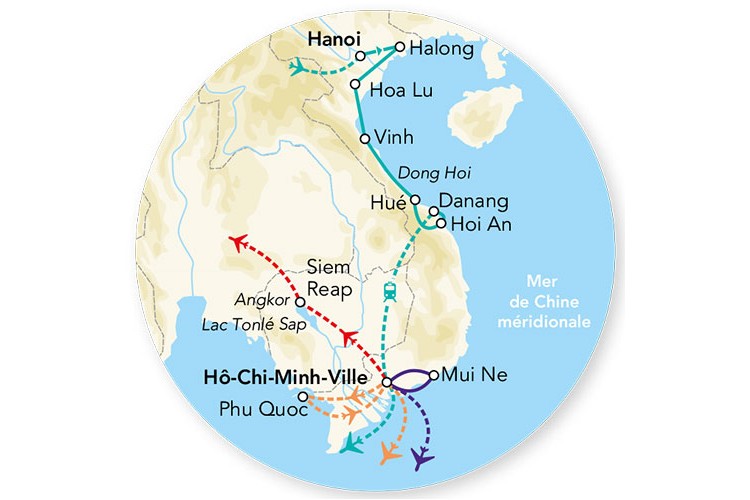 Découverte du Vietnam - chambre individuelle