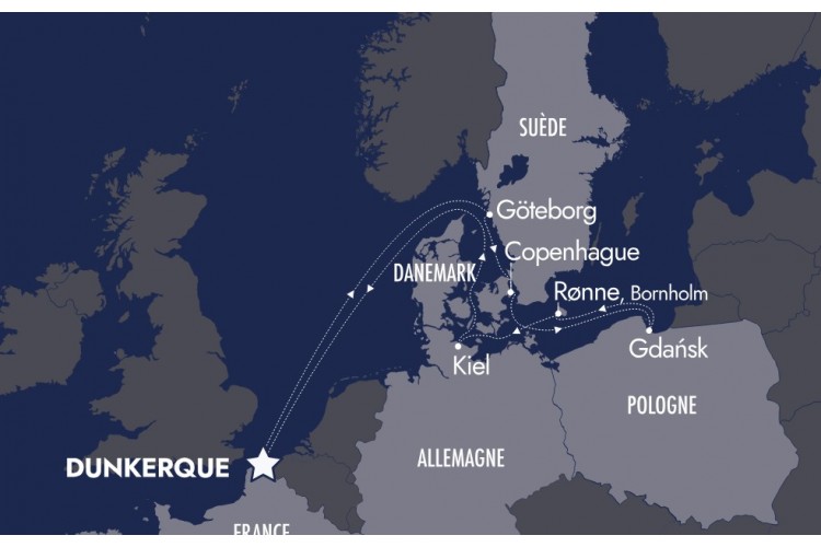 Croisière en mer baltique