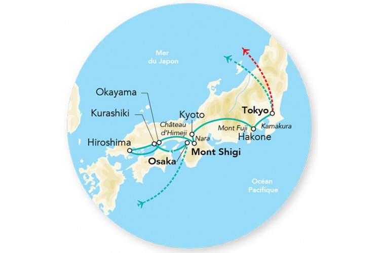 Découverte du Japon - chambre individuelle